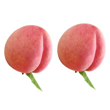 Fruits artificiels de pêche, 2 pièces, pour décoration-Fée Tao