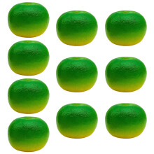 10pcs Foam Faux Oranges Lightweight Shatterproof Display Props