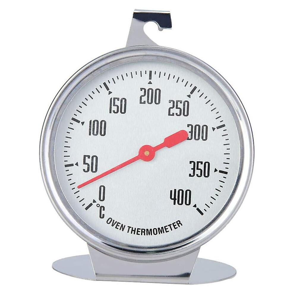 Kikidex (As Show, One Size) Chimney Thermometer -0-400C, High Quality Stainless Steel Thermometer With Large Dial