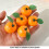 50Pcs Simulation Orange Model Realistic Artificial Orange for 5