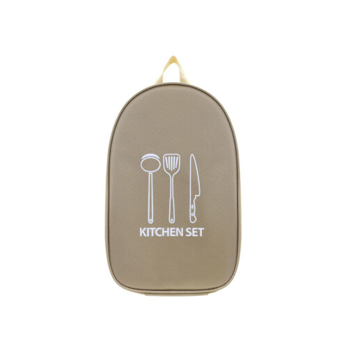 Multi Compartment Waterproof Camping Utensils-Dark Khaki