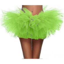 (Christmas green) Adult Tutu Skirt, Tulle Tutus compatible with Women, Teens Ballet Skirts Classic 5 Layers