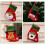 Hanging Fireplace Stocking-   Real small socks (deer model) 4