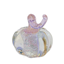 Blown Glass Mini Pumpkin Figurine Festival Car Decoration-2