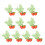 10Pcs/Pack Realistic Artificial Tangerines with Leaf-S 1