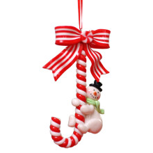 Christmas Tree Charm Santa Claus Cane Candy Cane Charm-Snowman