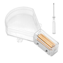 Fan Shaped Leather Edging Touch Up Tool-Deep fan teeth