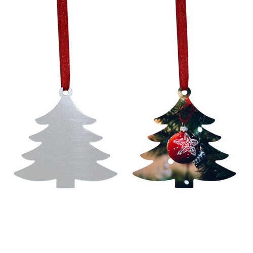 Christmas Tree Hanging Ornament Sublimation Blank Pendant-03 2