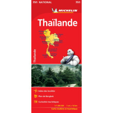 Thailand Michelin National Map 751 by Michelin Other Book
