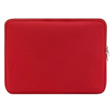 A03 14 inch Neoprene Laptop Sleeve Bag with Tablet Briefcase Carrying Case in Grey
