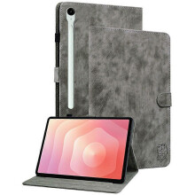 Compatible For Samsung Galaxy Tab S11 Case Tiger Imprint Anti-Scratch PU Leather Tablet Cover