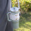 Unique Crossbody Beverage Sleeve Adjustable Length Strap-White 6