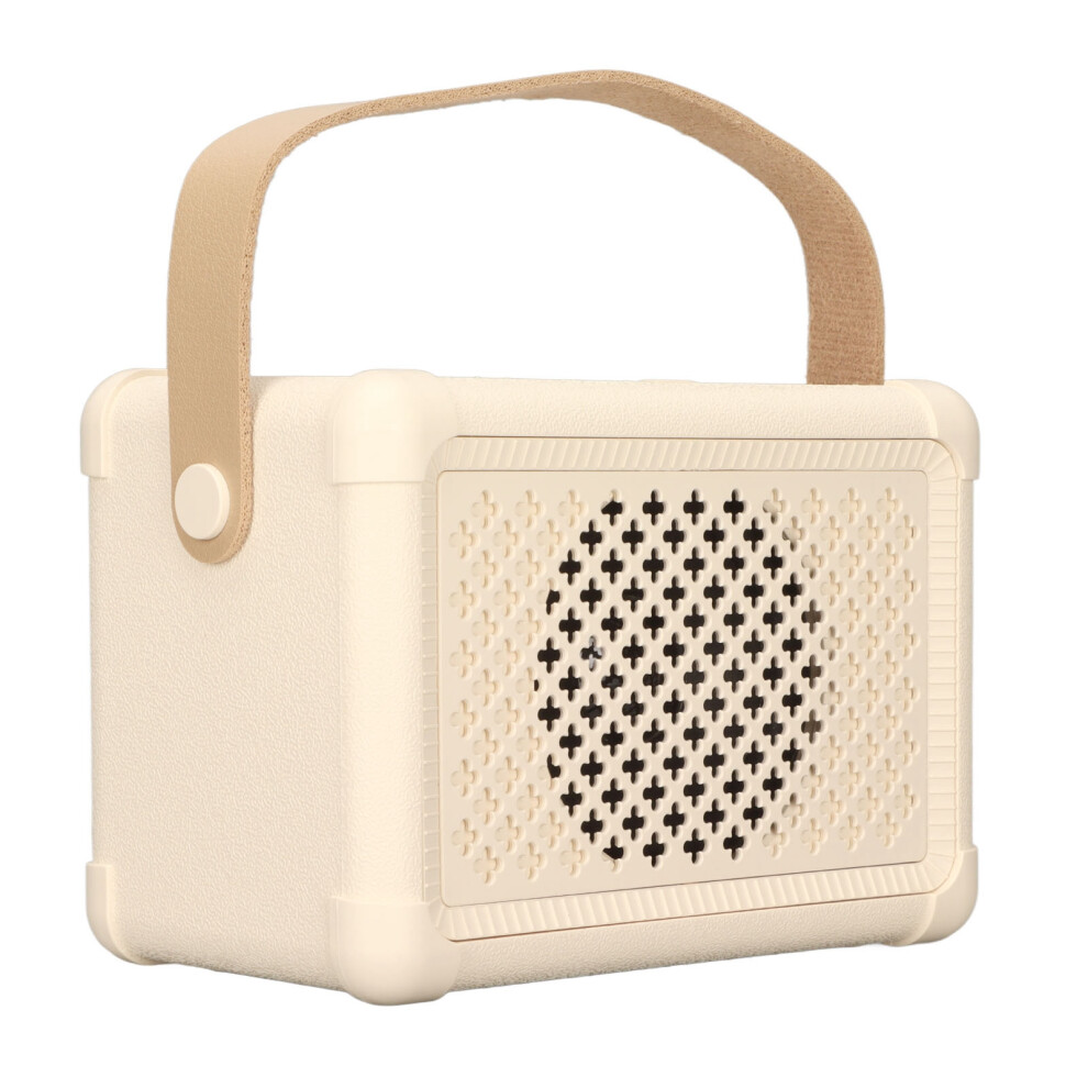 Retro Bluetooth Speaker Portable 18650 500Mah 130X90x73mm Grey 7891356547515