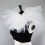 Stylish Pleated Mesh Detachable Collar Perfect For-White 7