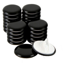 12Pieces Practical Wear Resistant Chair Leg Pad Home-Black