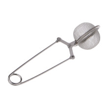 Mesh Strainer Snap Ball Loose Leaf Tea Infuser Stainless-Silver