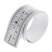 Auto Adhesive Tape Measure 90cm Measuring Tape-White 0.9M