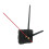 DIY Silent Time Clock Movement Accessory Clock-1 black red 1