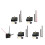 DIY Silent Time Clock Movement Accessory Clock-1 black red 2