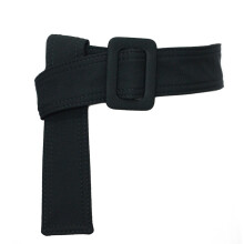 Coat Belt Canvas Belt Women Trench Coat Belt Overcoat-Black