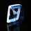 Clear Outlet Protective Box Lockable Bubble Cover-White 2