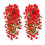 Artificial Eucalyptuses Leaf Morning Glory Silk-da hong se 1