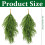 Artificial Pine Needle Garland Hanging Greenery Wreath-2 pcs 4