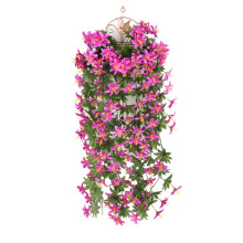 90cm Artificial Hanging Flower for Outdoor and-Purple red