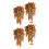 Realistic Fall Color Artificial Vine Durable Weather-Autumn Red 1