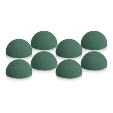 8Pcs 9cm Floral Dry Foam Half Balls For Wedding Bouquets