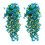 Faux Eucalyptuses And Morning Glory Hanging Decoration For-Blue 1