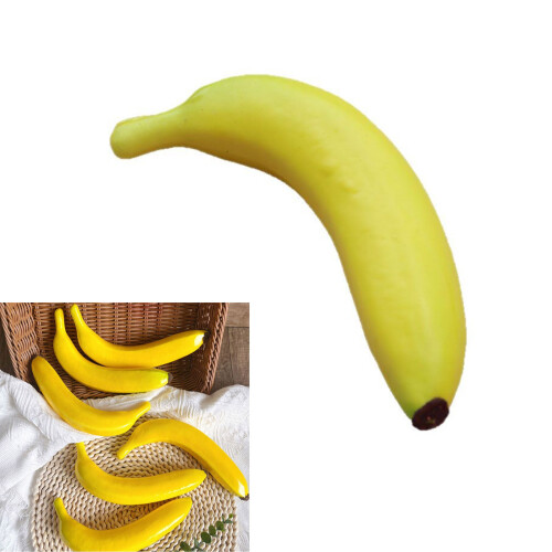 6 Stück dekorative künstliche Bananen-Modelle, 1