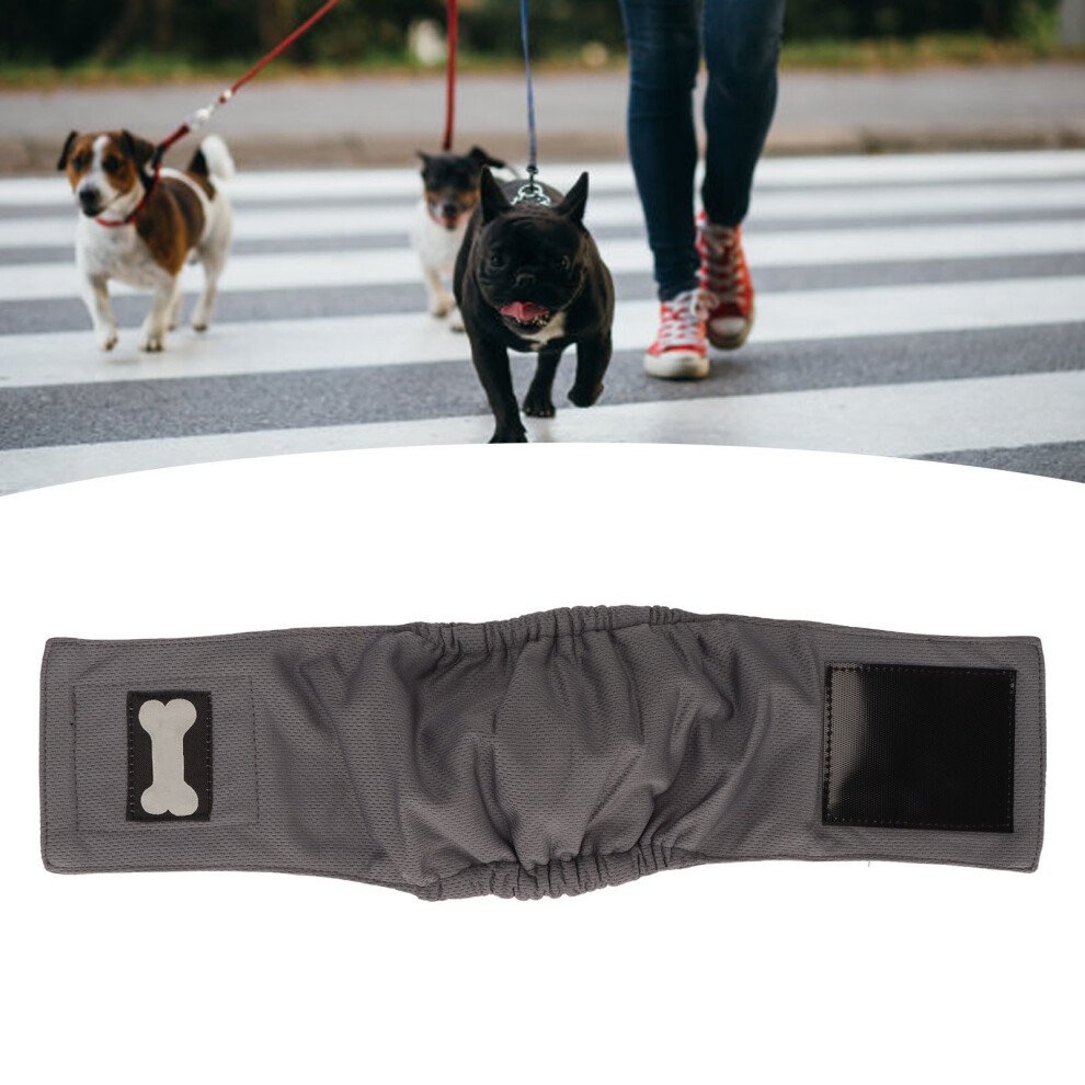 Male Dog Belly Band Wrap Leakproof Breathable Diaper