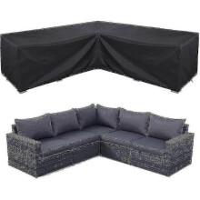 (320*320*80cm) Outdoor Waterproof Corner Sofa Cover for Sectional, Heavy-Duty Garden Furniture Protector