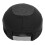 Schutzhelm Baseball Mütze, Harthelm mit Schirm, Schwarz mit grauem Rand, Einheitsgröße 8