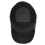 Schutzhelm Baseball Mütze, Harthelm mit Schirm, Schwarz mit grauem Rand, Einheitsgröße 6
