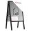 A2 Double-Sided Snap Frame Advertisement Stand with Black Aluminium Frame 1