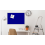 Felt notice board aluminium frame 150x100 cm BLUE 3