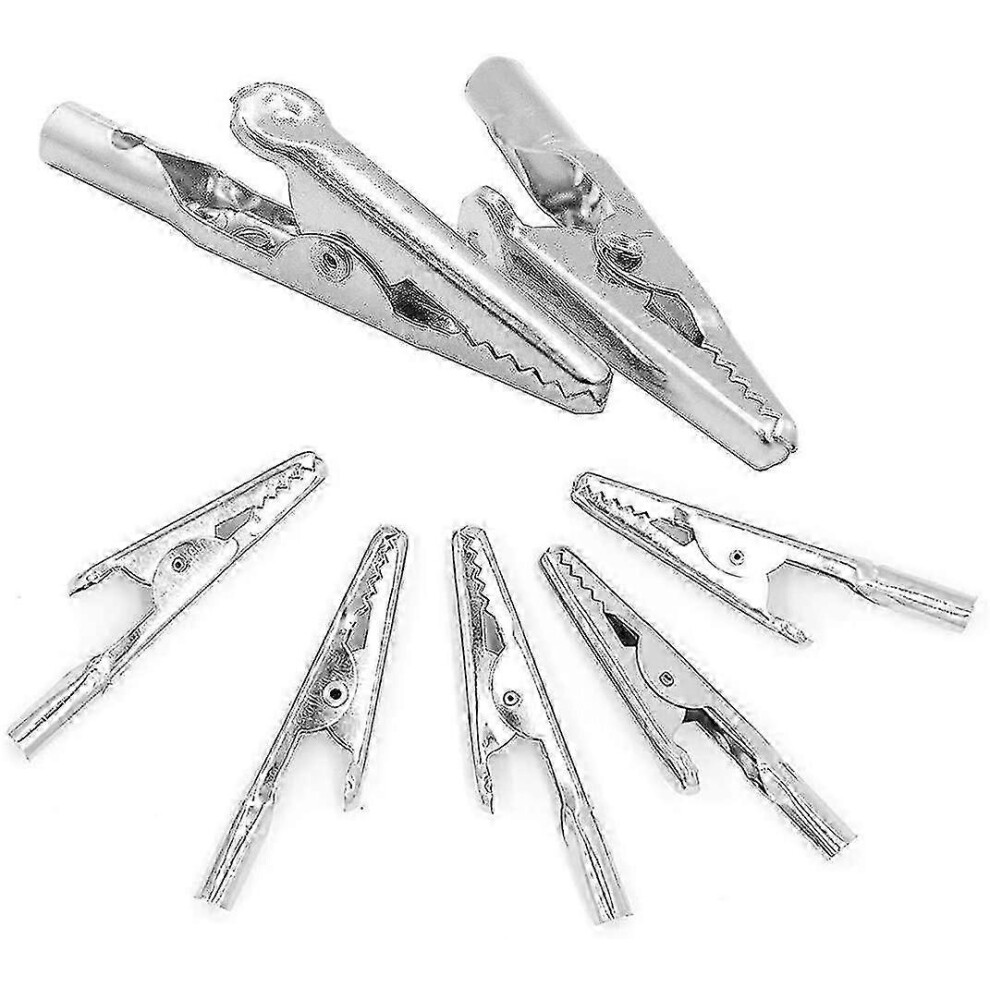 Pack of 50 metal alligator clips, 51 mm long - Ya