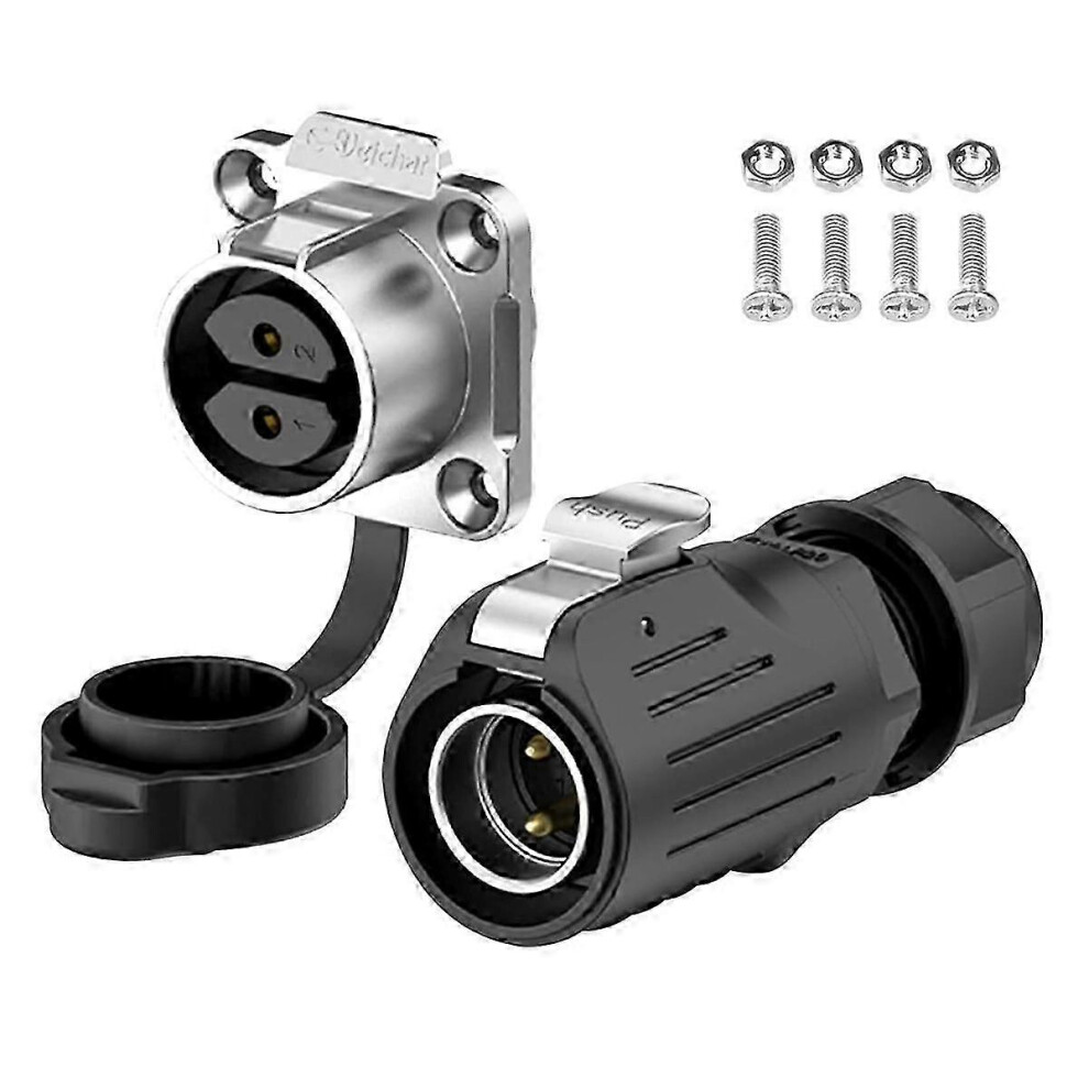 Ip68 Waterproof Industrial Connector, Quick-Connect Circular Connector, Anti-Interference Housing 7302475125701