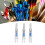 3PCS Lighted Archery Nocks Plastic Automatic with Switch 6.2mm Inner Blue 15