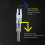 3PCS Lighted Archery Nocks Plastic Automatic with Switch 6.2mm Inner Blue 11