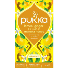 Pukka Lemon Ginger and Manuka Honey Tea Bags