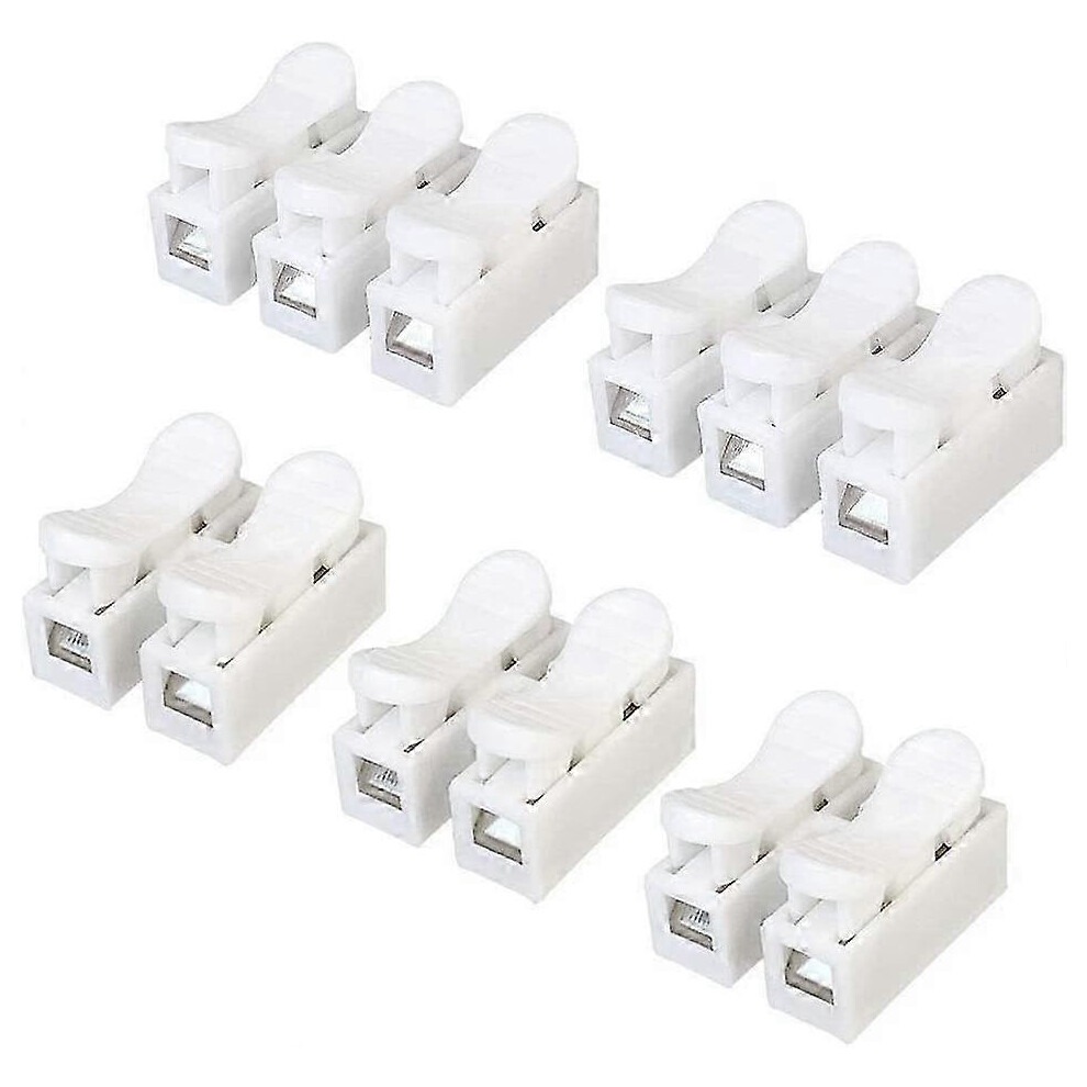 Set of 62 spring-loaded connectors, self-locking quick-connect terminals, push-fit quick-connect wire connectors (CH2/CH3)