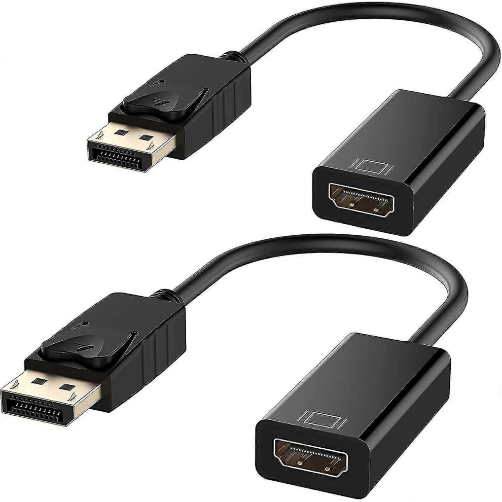 Displayport To Hdmi 1080P Adapter, Black
