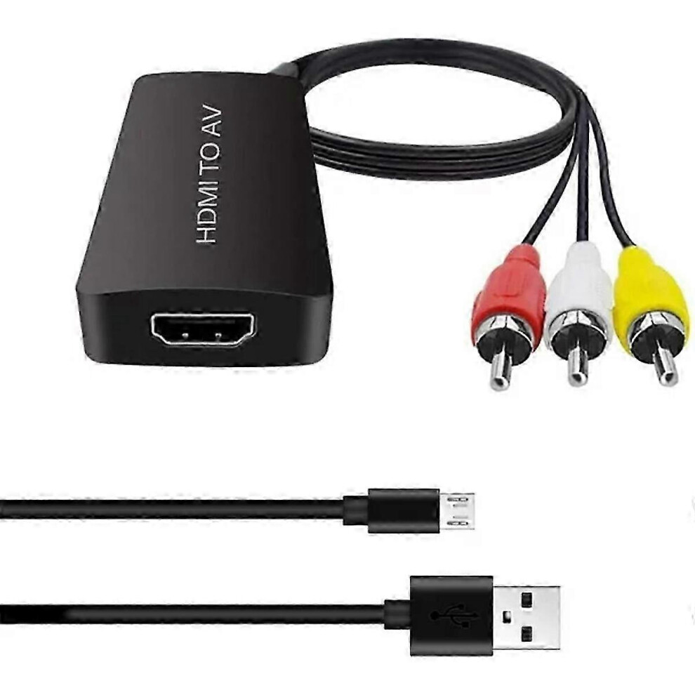 Hdmi To Av Converter, Hdmi To Rca Adapter, Hdmi To Older Tv Adapter 7308155946093