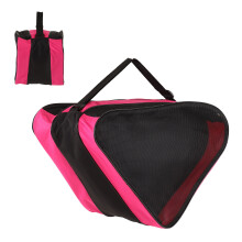 Thickened 3-Layer Waterproof Skates Bag with Adjustable Strap, Red