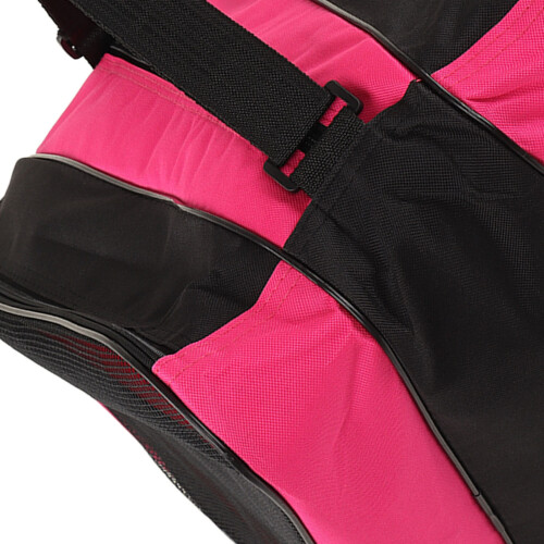 Thickened 3-Layer Waterproof Skates Bag with Adjustable Strap, Red 2