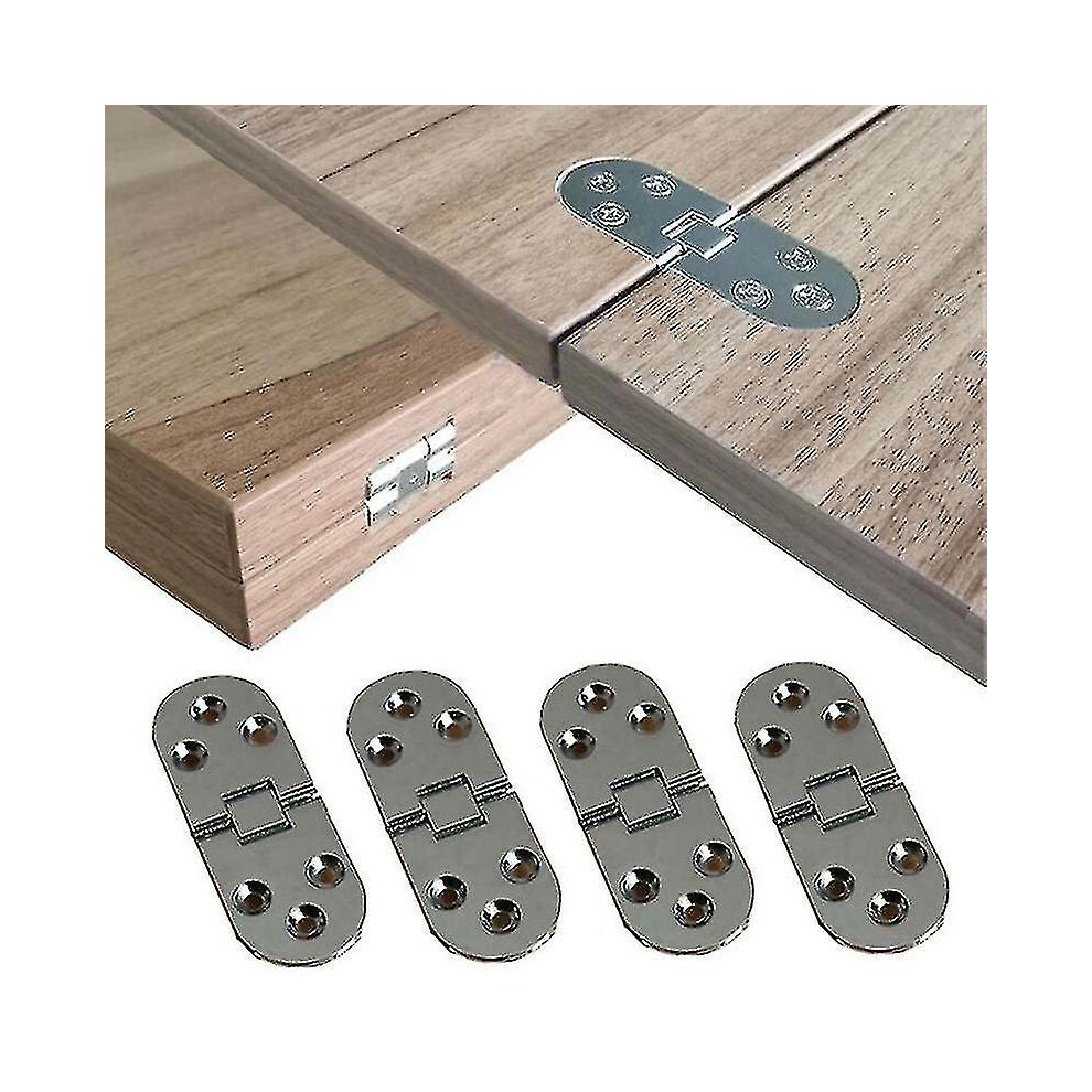 4Pcs Furniture Fittings Folding Hinges Self Supporting Folding Table Cabinet Door Hinge Flush Mounted Hinges For Kitchen Furniture 6935159266462