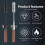Adjustable Propane Weed Burner Torch with Flame Control and Anti-Slip Handle 5